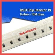0603 47 Ohm Resistor 47R SMD SMT 1608 1% 5% 47ohm 0.047kohm