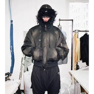 Grailz Project G/R Bombing N2B Distressed Fur Collar Warm Bomber Jacket Jacket