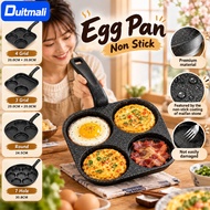 DM Square Pan 4 Grid Egg Frying Pan Non Stick Omelette Pancake Maker Kuali Telur Segi Empat Breakfas