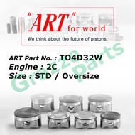 ART Piston Set TO4D32W for Toyota Corona Carina LiteAce CM36 2.0 2C (86.0mm)