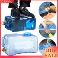 25L Water Storage Container with Faucet Water Storage Bucket Large Capacity Camping Water Bucket for