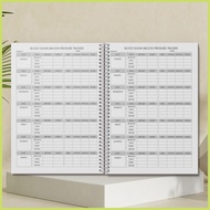 Health Diary: 130 Weeks Blood Sugar & Blood Pressure Tracker- Monitor Vital Signs Hypertension,
