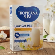 Tropicana Slim 180gr Low Fat Milk Vanilla Tropicana Slim Vanilla Milk Low Fat Milk TS 180 grams