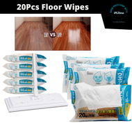 20pcs Disposable Floor Wet Wipe Sheet Sweeper Refill Wiper Mop Dust Dirt Magic Clean Cleaning Tisu W