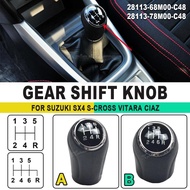 For Suzuki SX4 S-Cross Vitara Ciaz 1.6L 1.4T Engine Manual Shift Lever Gear Knob