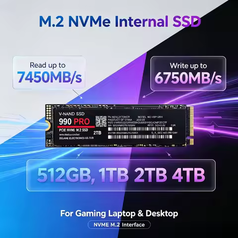 M.2 NVMe NGFF Internal Hard Drive SSD 512GB 1TB 2TB 4TB for Gaming PC Laptop Desktop Computer Pro Ma