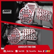 NSA COVER CVT TWO TONE YAMAHA Nmax Aerox CVT COVER Yamaha Motorcycle Accessories NSA PERFORMANCE