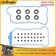 Engine Valve Cover Gasket Set Fit 3.0 3.6 L For Chevrolet Traverse Camaro Cadillac GMC Buick Enclave