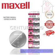 MAXELL CR1220 Lithium Battery Quality Coin Cell Watch Electronic 5pcs