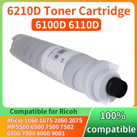 1PC 6210 Toner Cartridge Compatible For Ricoh MP6001 6002 7001 7502 8001 9001 9002 6503 7503 9003 IM