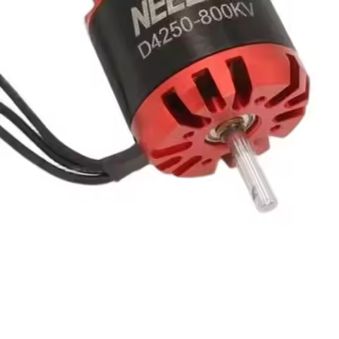 D4250 800KV Brushless Motor with 8mm Dual Shaft for 11x5.5 Propeller 3-7S Lipo Compatible with RC Fi