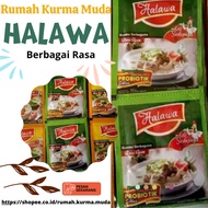 Rumahkurmamuda - Halawa Probiotic Healthy Seasoning 24 Sachets | Halawa (24Pcs) | Halawa Seasoning With Beef Chicken Flavor And Non MSG Mushroom Broth | Distributor Of Halawa Cooking Seasoning 1 pack