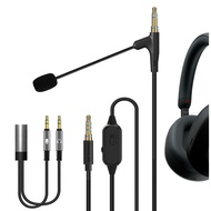 Geekria Headphone Cable with Boom Mic Compatible with WH-1000XM5 WH-1000XM4 WH-1000XM3 3.5mm Jack Ma