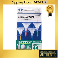 【From Japan】DAIYA GOLF Golf Tee Tomahawk Tee SPX Short TE-506 Both Hands Clear 44mm