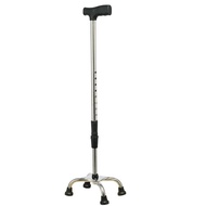 【WTC】Black Adult Walker Multi-functional foldable stainless steel Walking Aid aids Crutches Canes To