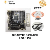 【USED】 GIGABYTE B85M-D3H Motherboard | B85 | LGA 1150 | 4th Gen Intel | mATX Micro ATX