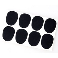 SAXOPHONE 牙墊 薩克斯風 吹嘴墊片/吹口護片 吹咀牙墊 吹咀墊片 中音薩克斯 單簧管 黑管笛頭牙貼片 牙墊防咬墊 吹嘴墊片 8片裝- 黑色  吹嘴墊片能保護吹嘴與牙齒，減緩聲音震動時的不適感