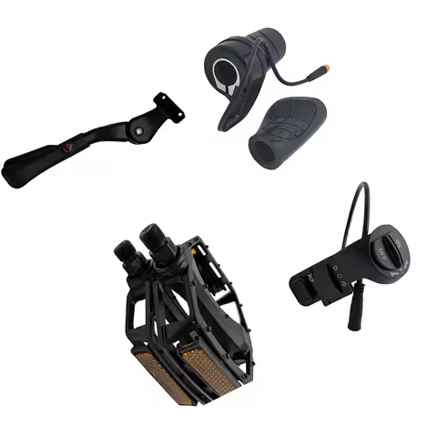 OUXI V20 V8 Electric Bicycle E-bike Foot Pedal，Horn Turn Switch，Kickstand，Twist Throttle Replacement
