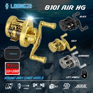 Loongze B101 AIR HG (DBC-1) DC SYSTEM Reel Pancing CNC Baitcasting Left Handle Kiri