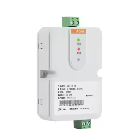 Acrel ABAT100-HS Collector Module Lead Acid Group Battery Monitoring Device for UPS, Server Room, Da