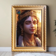 Picture Auspicious Of Narayana Hindu God Worship Minimalist Style Size 4 x 6 Inches