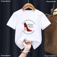 2026 Newly Hot Movie "The Devil Wears Prada 2" Graphic Print Tshirt Fashion Girls Summer O-Neck Casu