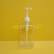 PLASTIC SUGAR PUMP BOTTLE, SIRUP CAPACITY 1600ML