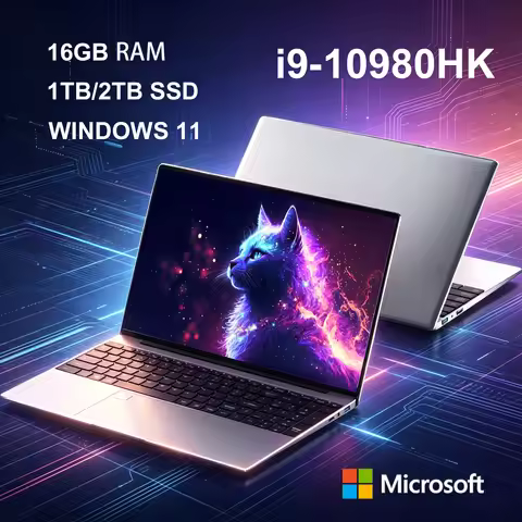 15.6" Professional Resolution Compute Intel Core I9 9900U Backlight Fingerprint Unlock Laptop Window