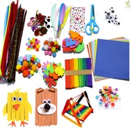 DIY Art and Crafts Supplies Kit Handmade Activity Craft Materials Educational Gift for Kindergarten School Students Home Art Supply  OFIC 103