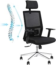 SMLZV Gaming chair,High Gaming Office High Back Computer Leather Chair Racing Executive Ergonomic Adjustable Swivel Task Chair with Headrest and Lumbar Support,Black