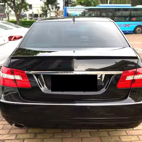 Rear Trunk Lid Car Spoiler For 2008-2015 Mercedes Benz E W212 Automobile Tail Wing ABS Plastic Mater