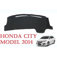 สินค้าขายดี!!! พรมปูคอนโซลหน้ารถ ฮอนด้า ซิตี้ 2014 -2019 Honda City Sedan Dash Mat Cover พรมหน้ารถ พรมปูหน้ารถ พรมกันแดด พรมกันสะท้อน ##ตกแต่งรถยนต์ ยานยนต์ คิ้วฝากระโปรง เบ้ามือจับ ครอบไฟท้ายไฟหน้า หุ้มเบาะ หุ้มเกียร์ ม่านบังแดด พรมรถยนต์ แผ่นป้าย