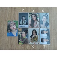 Red velvet, BTS, Oh My Girl, Seulrene Photocard
