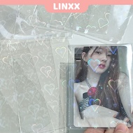 LINXX 50 Pcs Card Sleeves Laser Sealing Bag Photocard Protector Card Film Closure Pockets
