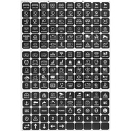 Auxbeam 160PCS Switch Panel Sticker for 6/8 Gang Switch Panel Light Switch Labels Decals for Auxbeam