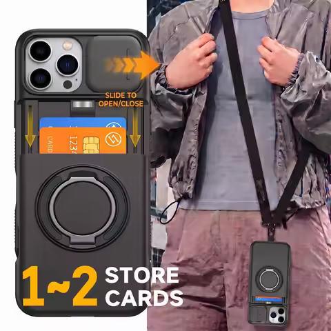 Iphone Shockproof Hard Phone Strap Holder Case for 17 Pro Max Iphone17 Iphone17pro