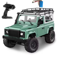 ชุดรถบรรทุกทหาร MN90/MN91รถ RC 4WD RC MN แบบออฟโรดรถบิ๊กฟุตตีนตะขาบหิน2.4G RTR