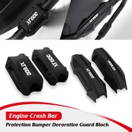 Motor 25mm Bumper Engine Guard Protector Block Crash Bar Decorative for YAMAHA XT 600 XT600 EH EN KH