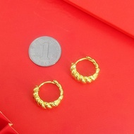 Subang Emas 916 / Anting-anting Emas 916 | Gold 916 Hoop Earring