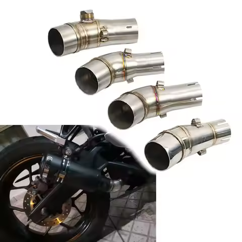 ER6N R25 R3 Z250 Z250SL Adapter Motorcycle Exhaust Middle pipe Muffler Link Pipe For Kawasaki ER6N Z