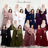 MARIANA EXCLUSIVE DRESS JUBAH BAJU RAYA SEDONDON IBU ANAK LONG CLOTHING