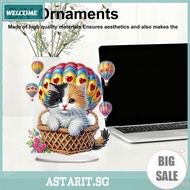 2D Flat DIY Diamond Painting Desktop Ornaments Kit Bedroom Table Decoration