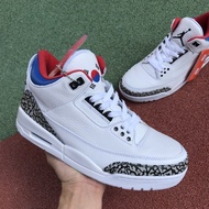 Air Jordan 3 AJ3 Joe 3 Seoul Cement White South Korea Limited Burst Men's and Women's Mid-Top Basket