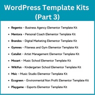 WordPress Template Kits (Part 3)