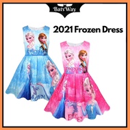 BatsWay Frozen 2020 Arrival Dress Below Knee Dress[3-8 yo]