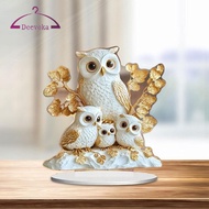 [deevoka] 2D Flat Owl Acrylic Sign Animal Decorative Plaque for Desk Shelf Bedroom