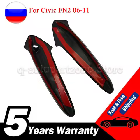 For Civic FN2 06-11 With 1 key hole Door Black Door Handles For Honda Civic FN FK FN2 TYPE R 2006 20