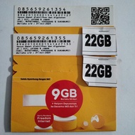 Kartu Kuota Indosat  22Gb