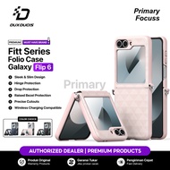 Samsung Galaxy Z Flip 6 Flip6 Case Fitt Series Folding Folio Case - Primary Focuss
