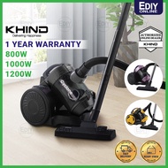 【NEW】 KHIND VC8008 VC8010 VC8012 MAX POWER 800W 1000W 1200W CYCLONE COMPACT BAGLESS VACUUM CLEANER V